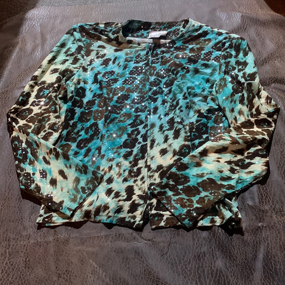 Animal print jacket